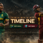 South Africa National Cricket Team Vs West Indies Cricket Team Timeline