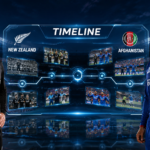New Zealand National Cricket Team Vs Afghanistan National Cricket Team Timeline